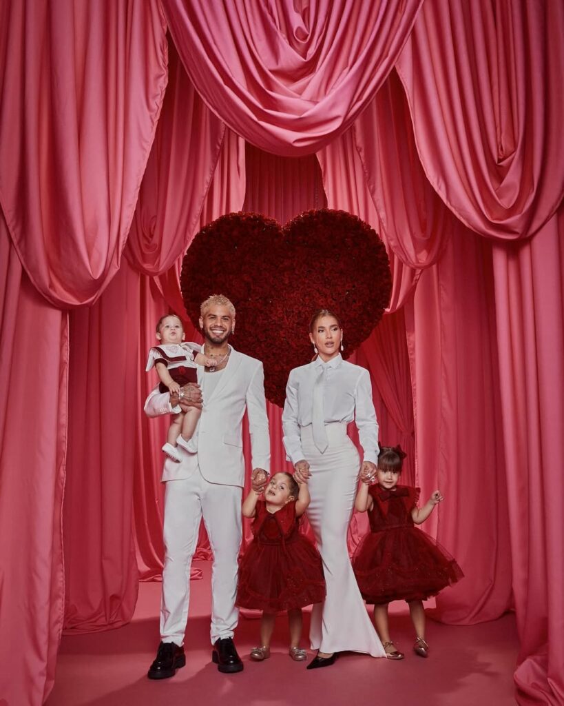 Zé Felipe, Virginia, Maria Alice, Maria Flor e José Leonardo - Reprodução Instagram
