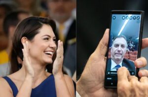 Michelle Bolsonaro e Bolsonaro - Foto: Alan Santos/PR / Divulgação