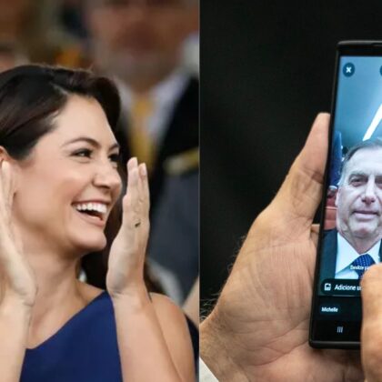 Michelle Bolsonaro e Bolsonaro - Foto: Alan Santos/PR / Divulgação
